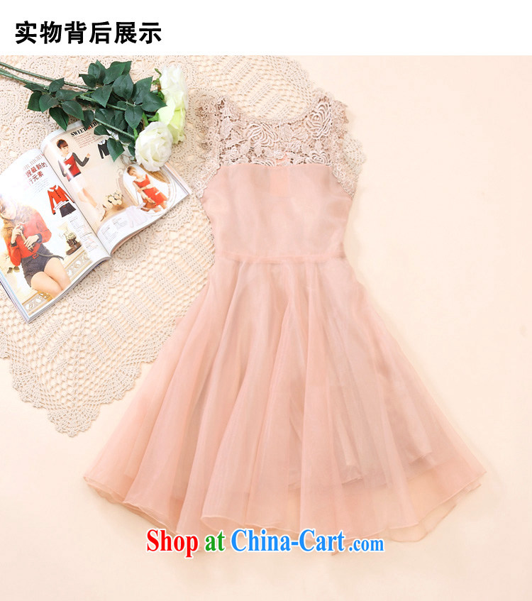 Good flower 2015 Korean lace European root dress shaggy dress Princess dress sleeveless bridesmaid dresses small dress 6551 #apricot XL pictures, price, brand platters! Elections are good character, the national distribution, so why buy now enjoy more preferential! Health