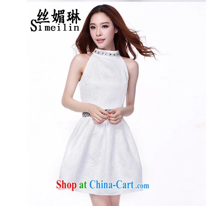 Silk Mei Lin 2015 new autumn and the dresses of Yuan small fragrant wind dress in Europe jacquard sleeveless dresses black XL, silk Mei Lin (simeilin), and, on-line shopping