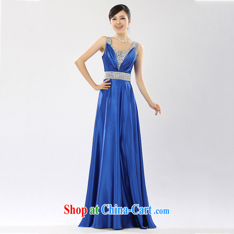 Summer 2015 new long sleek shoulders dress bridal toast serving chorus serving moderator dress girls purple XXXL pictures, price, brand platters! Elections are good character, the national distribution, so why buy now enjoy more preferential! Health