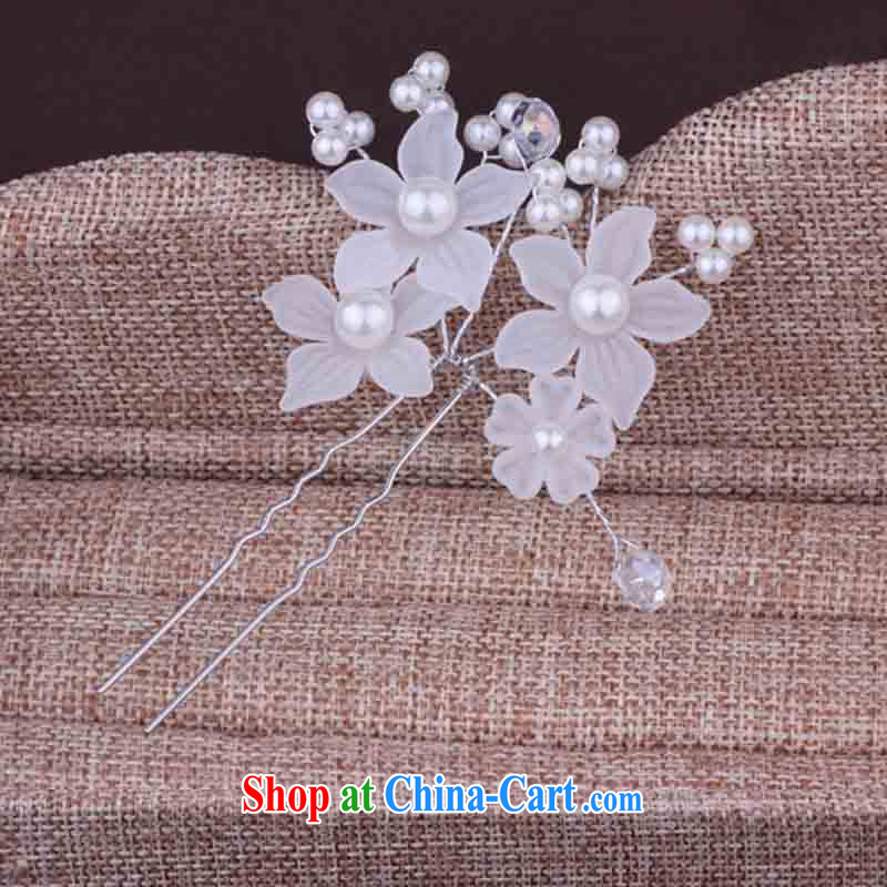 Snow Lotus bridal headdress bridal the Kanzashi retro-made furnishings offer handmade products independent packaging white are code, the snow Lotus (XUEBAOLIAN), shopping on the Internet