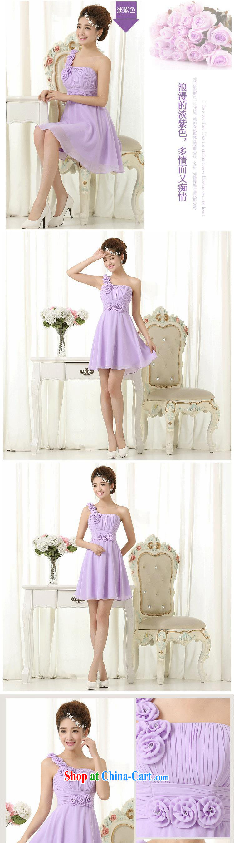 2015 new bridesmaid mission Small dress sister dress Korean Beauty short strap show service banquet dress girl champagne color zipper, XXL pictures, price, brand platters! Elections are good character, the national distribution, so why buy now enjoy more preferential! Health