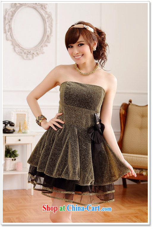 JK 2. YY thick MM larger sense of gold silk screen wipe chest dress the Show Short dresses, wedding bridesmaid clothing gold XXXL 160 recommendations about Jack pictures, price, brand platters! Elections are good character, the national distribution, so why buy now enjoy more preferential! Health
