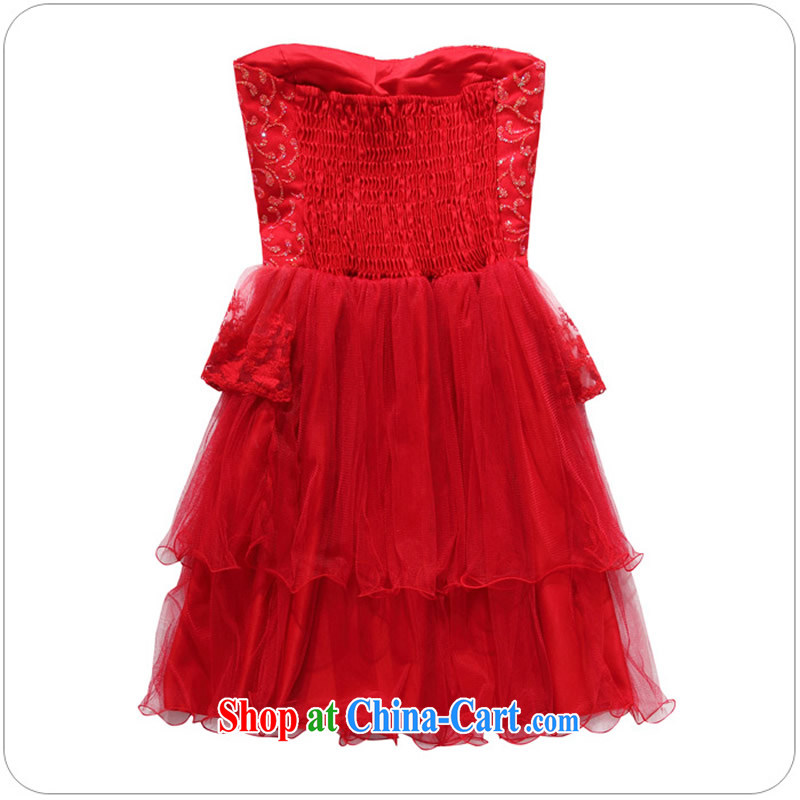 JK 2. YY 2015 new, bare chest cake skirt the code wedding dress short, cultivating bridal dresses red bridesmaid clothing black XXXL 160 recommendations about Jack, JK 2. YY, shopping on the Internet