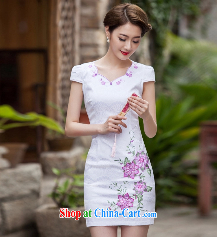 2015 spring loaded new dresses and stylish short retro dresses dresses daily dress 1126 picture color XXL pictures, price, brand platters! Elections are good character, the national distribution, so why buy now enjoy more preferential! Health