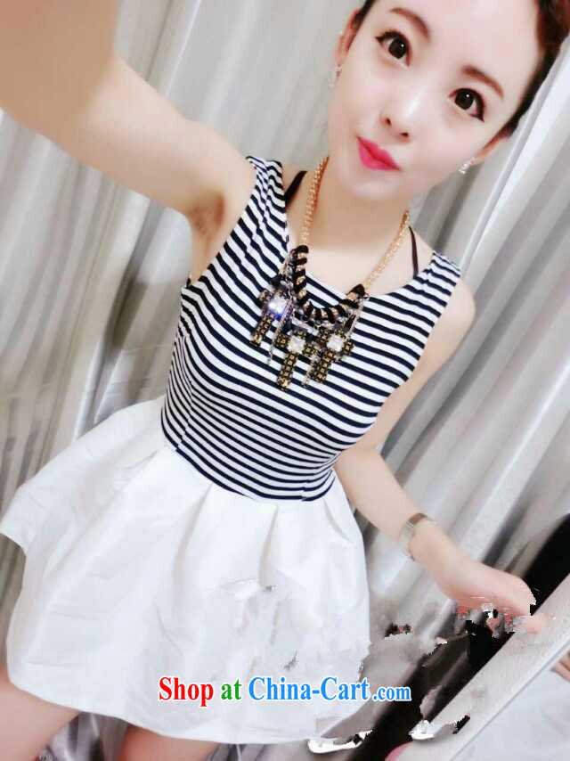 Yi Hsin Yi 2015 summer new small dress short-sleeved cultivating the waist graphics thin dresses female white L pictures, price, brand platters! Elections are good character, the national distribution, so why buy now enjoy more preferential! Health