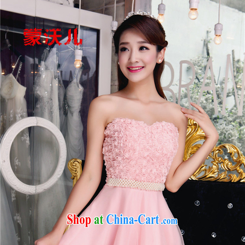 The Kosovo-care 2015 fish, with new, bare shoulders and stylish lace dresses style Beauty The Pearl dresses apricot M, Kosovo (mengwoer), shopping on the Internet