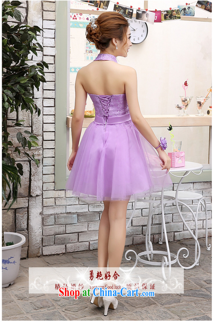 Yong-yan and banquet dress summer 2015 new stylish single shoulder purple mission sister bridesmaid in short, small dress dresses light purple single shoulder. size color is not final pictures, price, brand platters! Elections are good character, the national distribution, so why buy now enjoy more preferential! Health