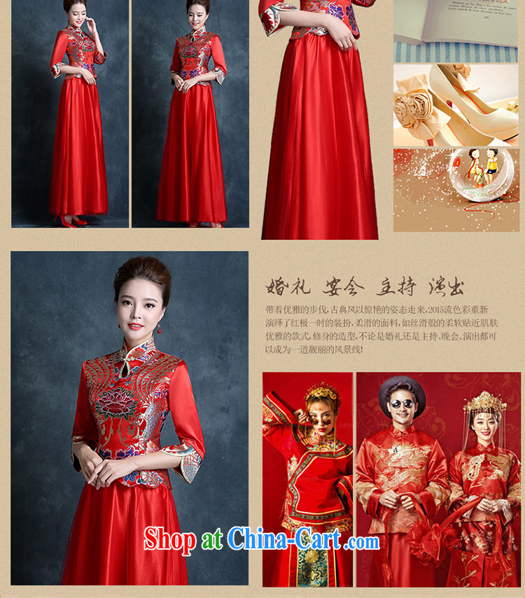 Angel year bridal wedding dress bows new, fall 2015 cheongsam dress red stylish retro lace beauty dress red XXL pictures, price, brand platters! Elections are good character, the national distribution, so why buy now enjoy more preferential! Health