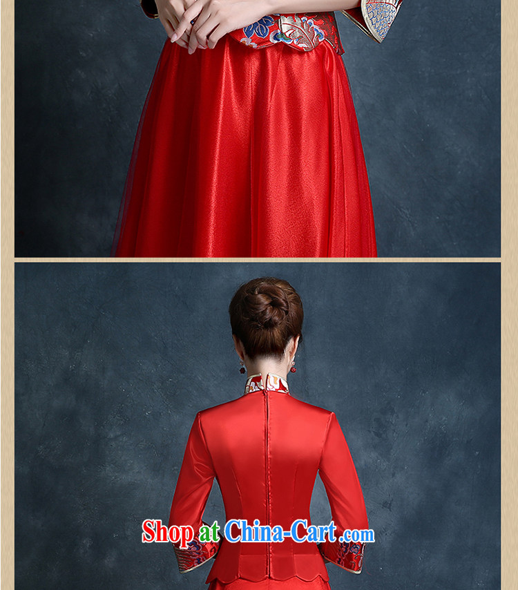 Angel year bridal wedding dress bows new, fall 2015 cheongsam dress red stylish retro lace beauty dress red XXL pictures, price, brand platters! Elections are good character, the national distribution, so why buy now enjoy more preferential! Health
