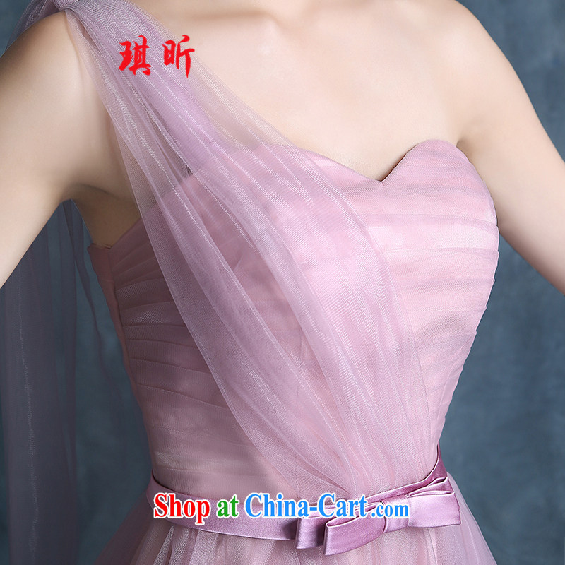 Angel year bridesmaid clothing summer 2015 new Korean short, bridal bridesmaid dress Mary Magdalene mission chest 豆沙 skirts small dress 豆沙 red XXL, Angel, and shopping on the Internet