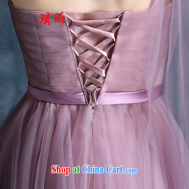 Angel year bridesmaid clothing summer 2015 new Korean short, bridal bridesmaid dress Mary Magdalene mission chest 豆沙 skirts small dress 豆沙 red XXL, Angel, and shopping on the Internet