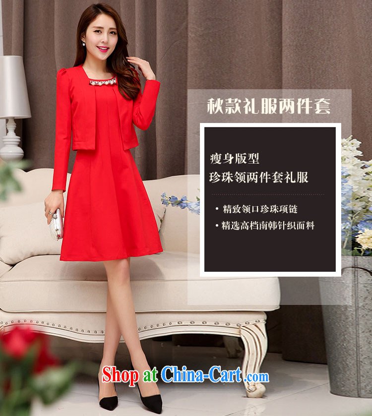 New Zealand man, Autumn two package bridal wedding dress bows back doors Pearl collar red-skirt autumn betrothal clothes of deep red XXXL pictures, price, brand platters! Elections are good character, the national distribution, so why buy now enjoy more preferential! Health