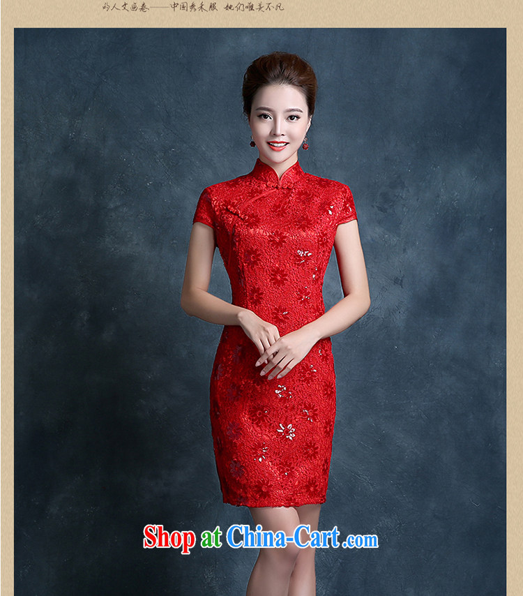Angel year bridal wedding dresses serving toast 2015 New Evening Dress red stylish retro beauty improved dresses short red XXL pictures, price, brand platters! Elections are good character, the national distribution, so why buy now enjoy more preferential! Health