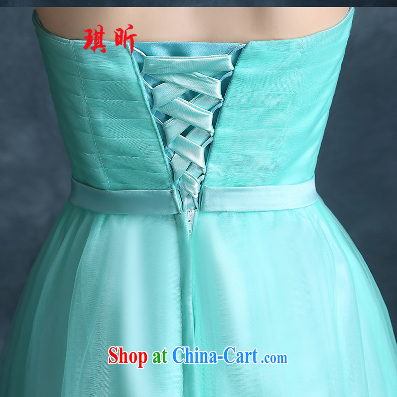 Angel year bridesmaid service 2015 new spring and summer long bridesmaid dresses in SISTER dress bridesmaid dress wedding banquet dress girl light green XXL, Qi, and shopping on the Internet