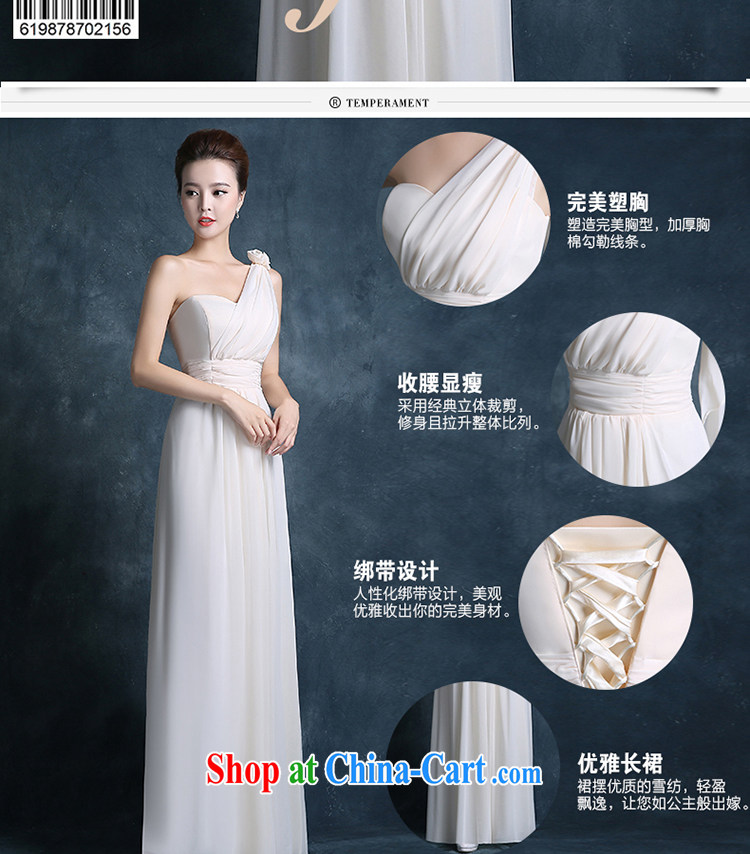 Angel year 2015, spring bridesmaid dress short, long, cultivating Korean tie-sister's pink single shoulder dress skirt hot champagne color XXL pictures, price, brand platters! Elections are good character, the national distribution, so why buy now enjoy more preferential! Health