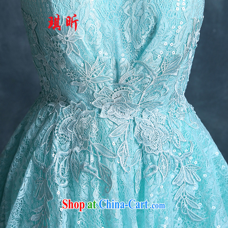 Angel year 2015 new bridesmaid dresses in SISTER dress bridesmaid clothing summer short Evening Dress performances evening dress small blue XXL, Qi, and, on-line shopping