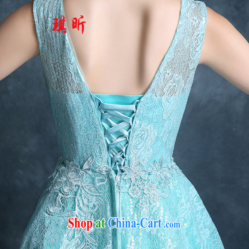Angel year 2015 new bridesmaid dresses in SISTER dress bridesmaid clothing summer short Evening Dress performances evening dress small blue XXL, Qi, and, on-line shopping