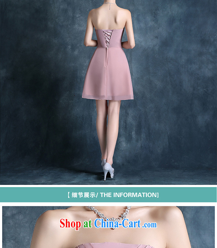 Angel year bridesmaid dresses in Spring and Autumn 2015 new short bridesmaid clothing sister skirt banquet bridesmaid skirt small dress dresses 豆沙 red XXL pictures, price, brand platters! Elections are good character, the national distribution, so why buy now enjoy more preferential! Health