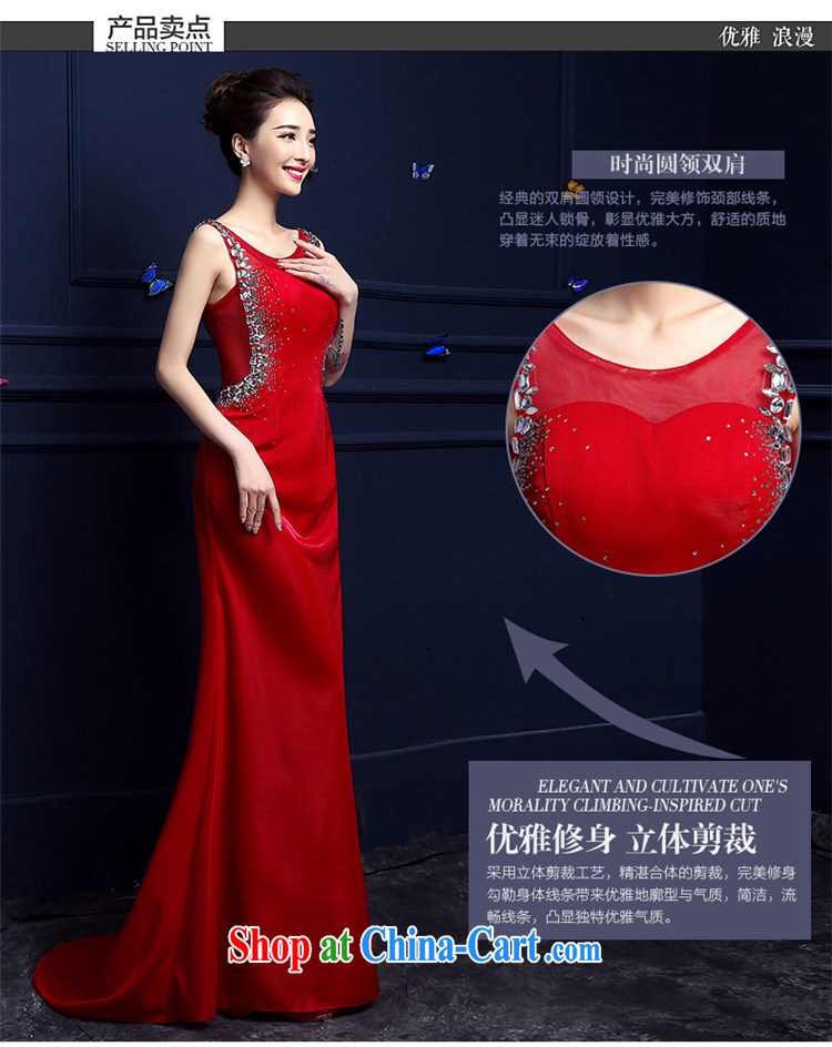 Products hannizi 2015 spring and summer new toast Service Bridal red tail Evening Dress fashion long dress red M pictures, price, brand platters! Elections are good character, the national distribution, so why buy now enjoy more preferential! Health