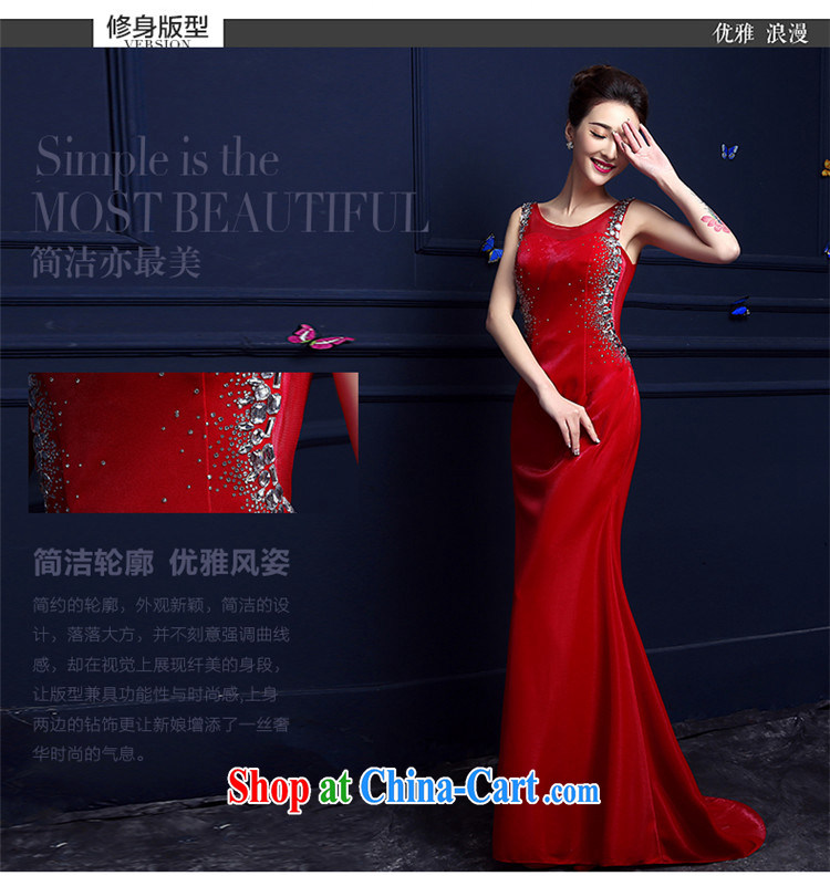 Products HUNNZ 2015 red tail Evening Dress stylish upmarket long banquet toast service bridal gown red XXL pictures, price, brand platters! Elections are good character, the national distribution, so why buy now enjoy more preferential! Health