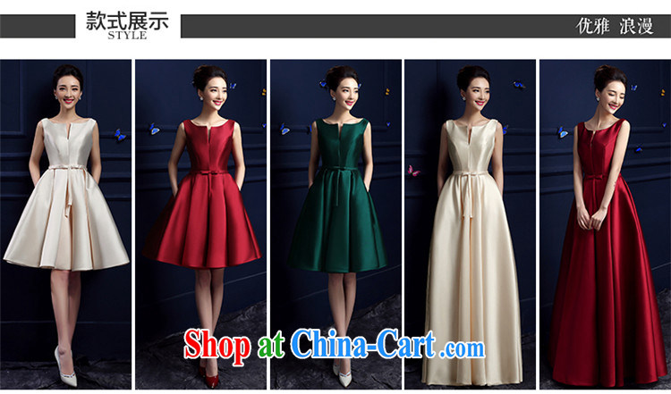 Products hannizi 2015 wedding dress spring and summer new stylish length, bridesmaid service banquet dress bridal toast serving dark green Short M pictures, price, brand platters! Elections are good character, the national distribution, so why buy now enjoy more preferential! Health