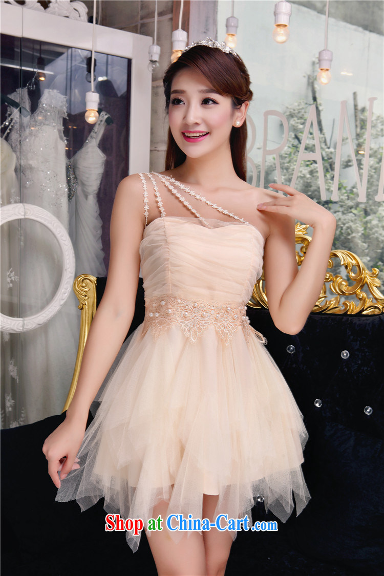 Allie in autumn 2015 manually staple beads wood drill temperament Mary Magdalene Beauty Chest dresses bridesmaid groups dress skirt P BR 318 8875 white L pictures, price, brand platters! Elections are good character, the national distribution, so why buy now enjoy more preferential! Health