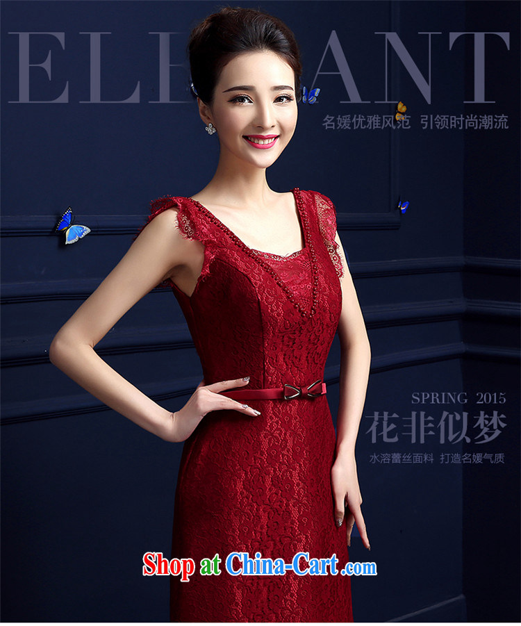 Products hannizi 2015 spring and summer New red long stylish upmarket betrothal banquet bridal dresses serving toast red M pictures, price, brand platters! Elections are good character, the national distribution, so why buy now enjoy more preferential! Health