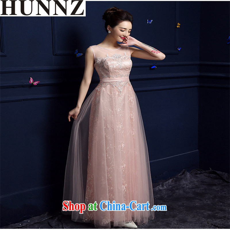 Products HUNNZ 2015 new spring and summer Korean red double-shoulder fashion dress bridal dresses serving toast pink XXL, HUNNZ, shopping on the Internet