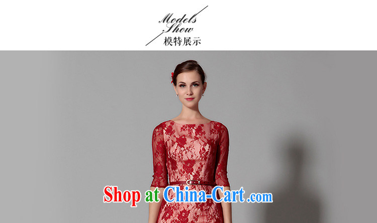 A lifetime by Ms. red wedding dress summer Korean version in cultivating cuff lace banquet dress dresses red XL code 15 days pre-sale pictures, price, brand platters! Elections are good character, the national distribution, so why buy now enjoy more preferential! Health