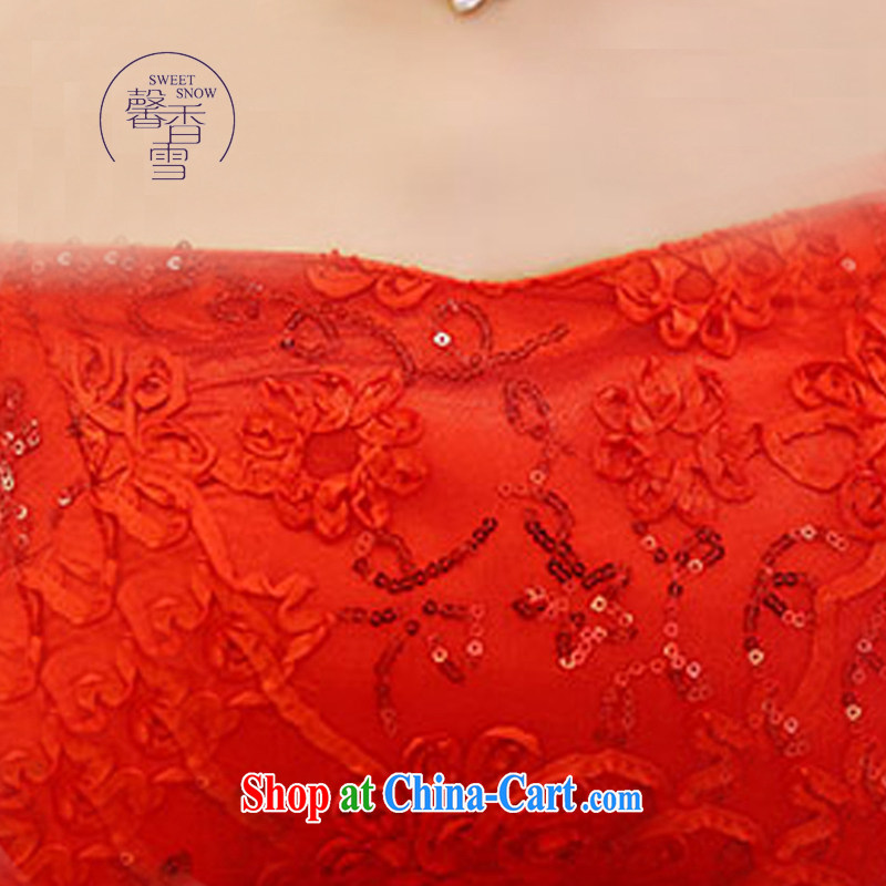 Fragrant snow fall 2015 red A Field dresses with long-sleeved small shawls two-piece bridal bridesmaid wedding betrothal back-door beauty dress red, fragrant Snow (XINXIANGXUE), online shopping