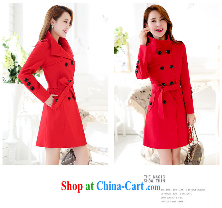 The US is still clothing bridal toast wedding dresses back door wind jacket 2015 new autumn and winter Korean female large, Aura video thin coat red XXL pictures, price, brand platters! Elections are good character, the national distribution, so why buy now enjoy more preferential! Health