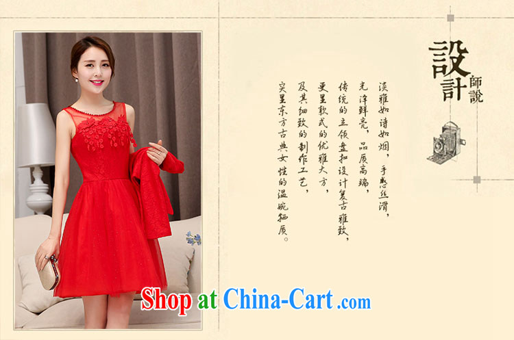 Ju gave us 2015 spring new married women bows dress girl short, lace beauty dresses two piece red XXL pictures, price, brand platters! Elections are good character, the national distribution, so why buy now enjoy more preferential! Health