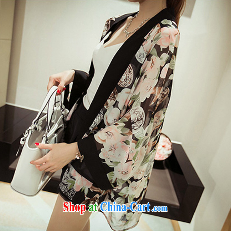 She was the 2015 air-conditioning T-shirt, long, name-yuan-yi loose snow woven T-shirt, long-sleeved jacket beach sexy night mantle 112 #suit, Lai, and shopping on the Internet