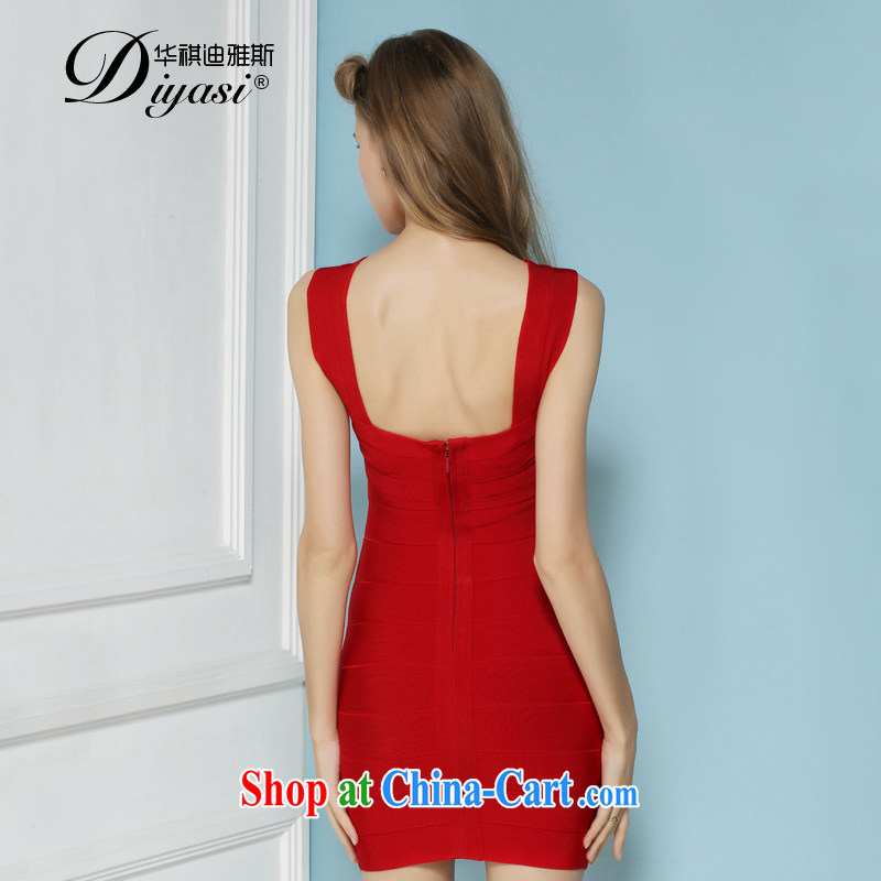 Summer 2015 new, sexy beauty bridesmaid cross your shoulders dress bandage package and dresses high-end custom red L, Wah Kee, Trieste, and, shopping on the Internet