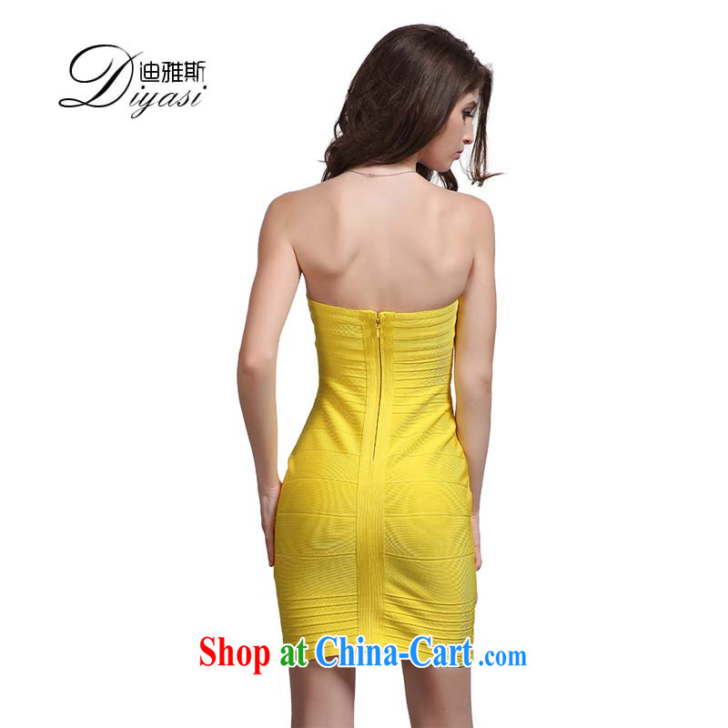 China's flag, American and European wind-wrapped chest night stores daily solid skirt Annual Dinner Party dress red L, China sincerely Avandia, and, shopping on the Internet