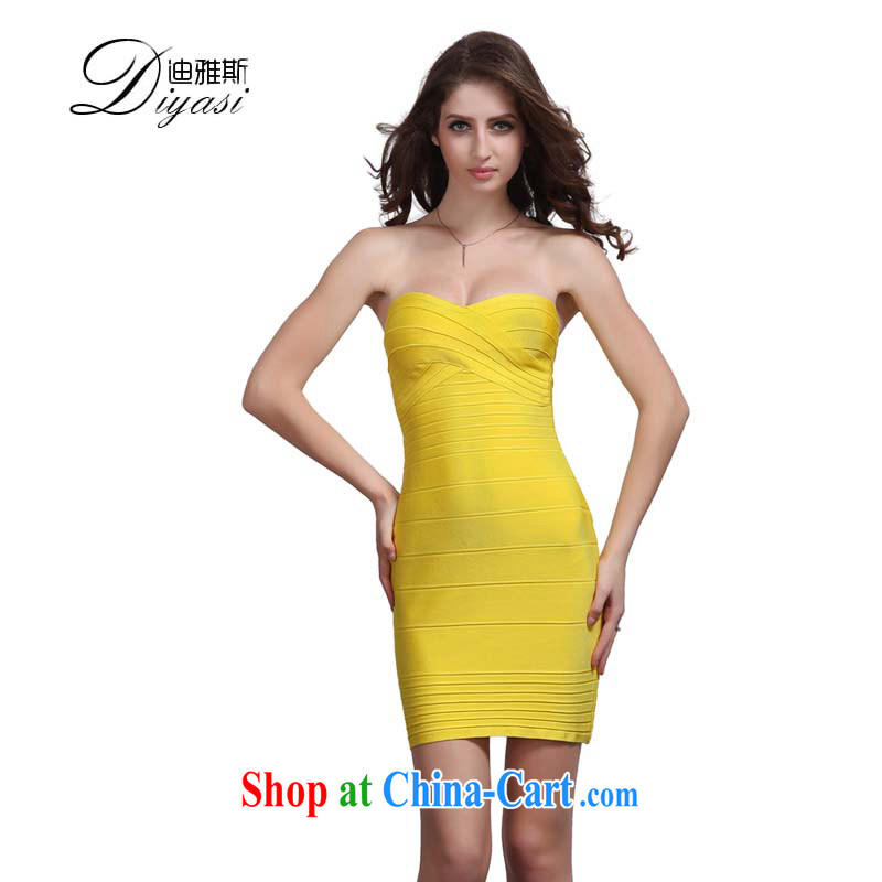 China's flag, American and European wind-wrapped chest night stores daily solid skirt Annual Dinner Party dress red L, China sincerely Avandia, and, shopping on the Internet