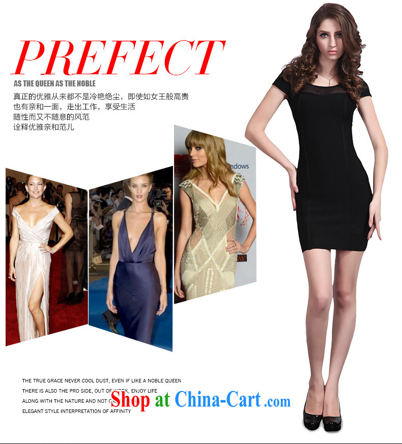 Wah Kee Avandia, stylish night sexy round collar package and plastic body bandage annual gathering dress dress black L pictures, price, brand platters! Elections are good character, the national distribution, so why buy now enjoy more preferential! Health