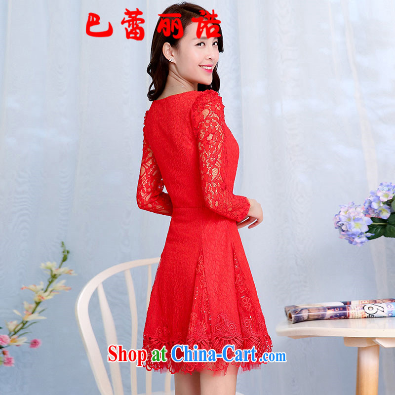 The Ballet, The 2015 summer and fall with new stylish beauty dresses wedding bride wedding toast serving long, accompanied by her small dress red XXL, ballet, Noni, and shopping on the Internet