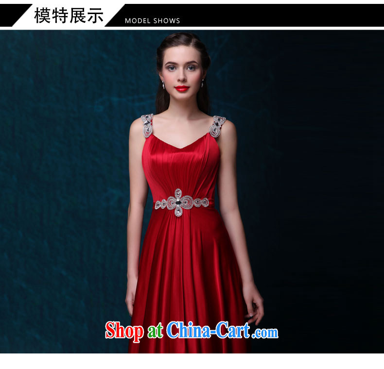 Toast serving wine red long dual-shoulder Korean cultivating a Field shoulder 2015 new summer bridal wedding banquet performances evening dress elegant double-shoulder-length, only the US wine red made 7 Day Shipping does not return not-for-pictures, price, brand platters! Elections are good character, the national distribution, so why buy now enjoy more preferential! Health
