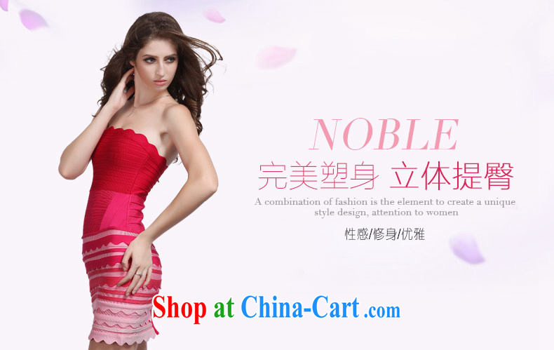 Europe 2015 autumn and winter, the bare chest sexy bandage dress banquet Evening Dress bridesmaid toast dress dress of red L pictures, price, brand platters! Elections are good character, the national distribution, so why buy now enjoy more preferential! Health