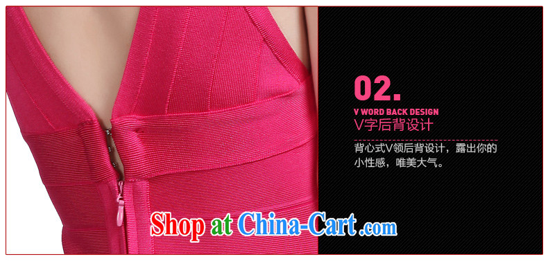 China's national flag, the red sexy V for cultivating bandage skirt style in Europe and banquets and dresses, short of red L pictures, price, brand platters! Elections are good character, the national distribution, so why buy now enjoy more preferential! Health