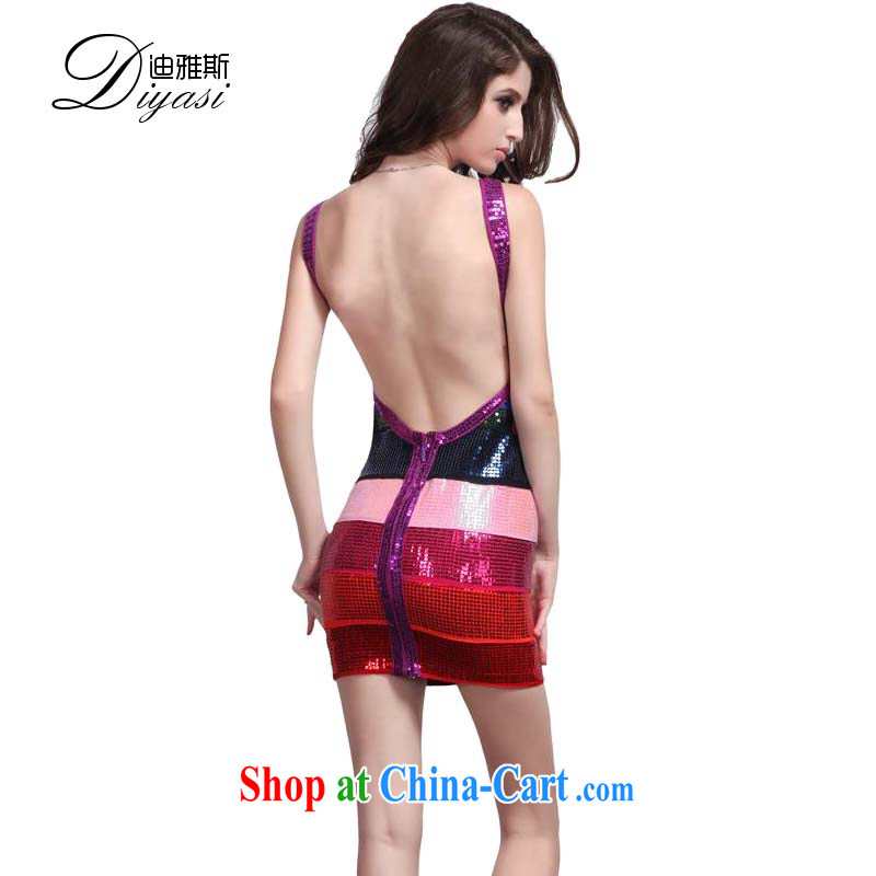 2015 new, my store tight package and on-chip performance dress sense of luxury grand terrace back ball bandage dress gradient-ju-chip color L, Wah Kee Avandia, and shopping on the Internet